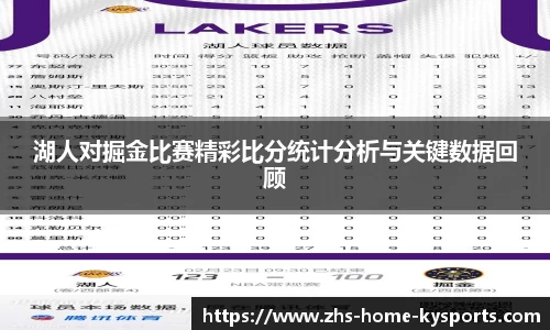 湖人对掘金比赛精彩比分统计分析与关键数据回顾