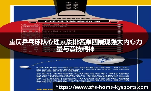 重庆乒乓球队心理素质排名第四展现强大内心力量与竞技精神